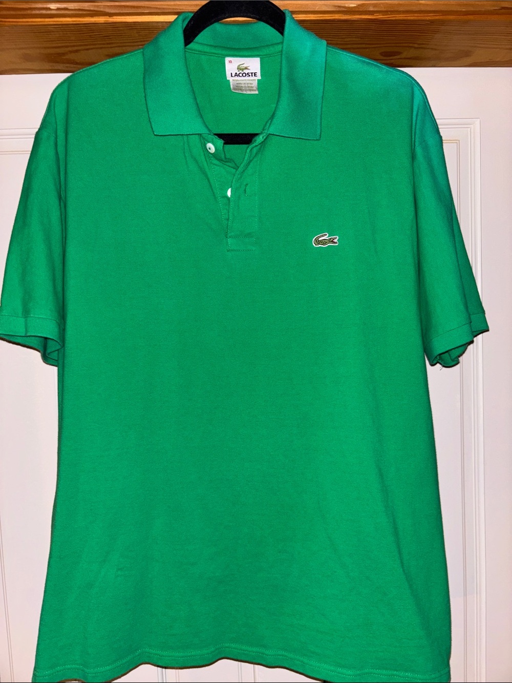 Lacoste Men's Kelly Green Short Sleeve Polo
